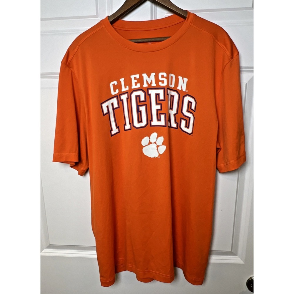 Clemson Tigers Fanatics XL Performance Tee Orange Paw Graphic 2018 College Gift‎